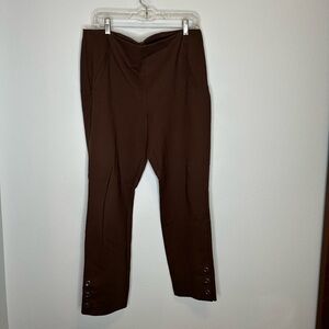 Chicos brown dress pants women’s size 14 (Chicos 2.5)